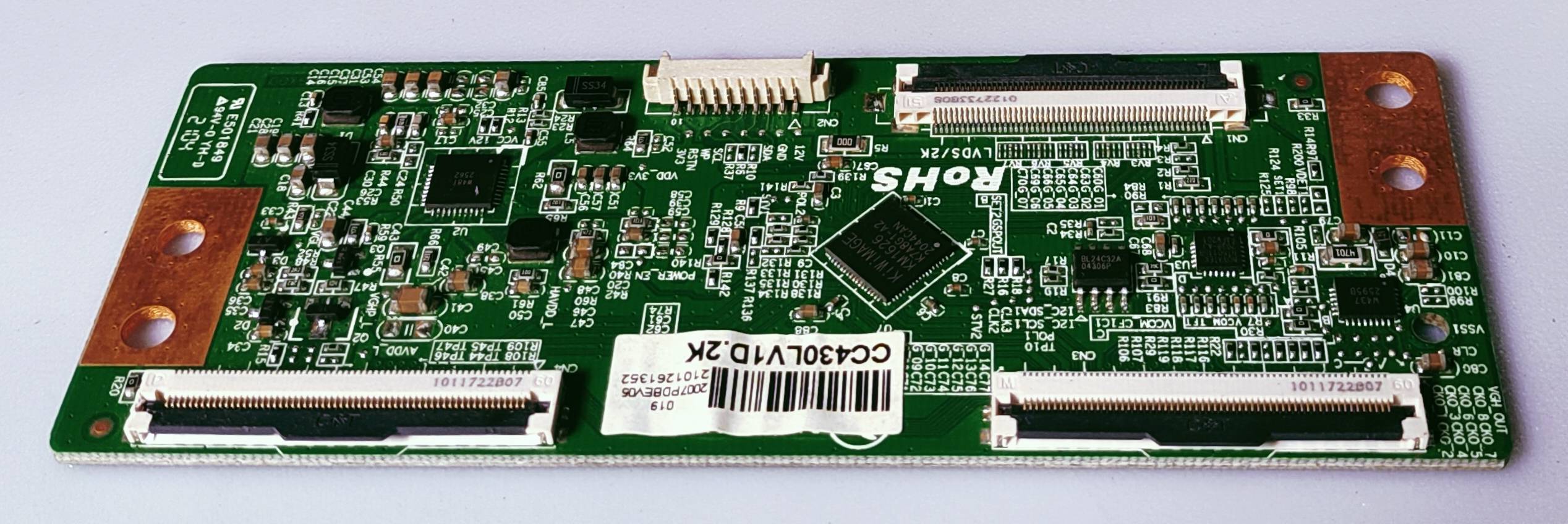 HAIER 43" LED TV TCON PART NUMBER CC430LV1D.2K image 5