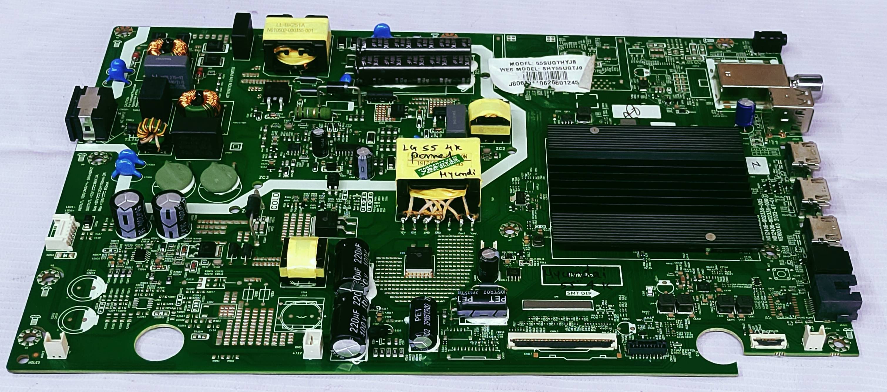 HYUNDAI 4K 55UGTHYJ8 Android Main Board, Mother Board, #wb28 image 3