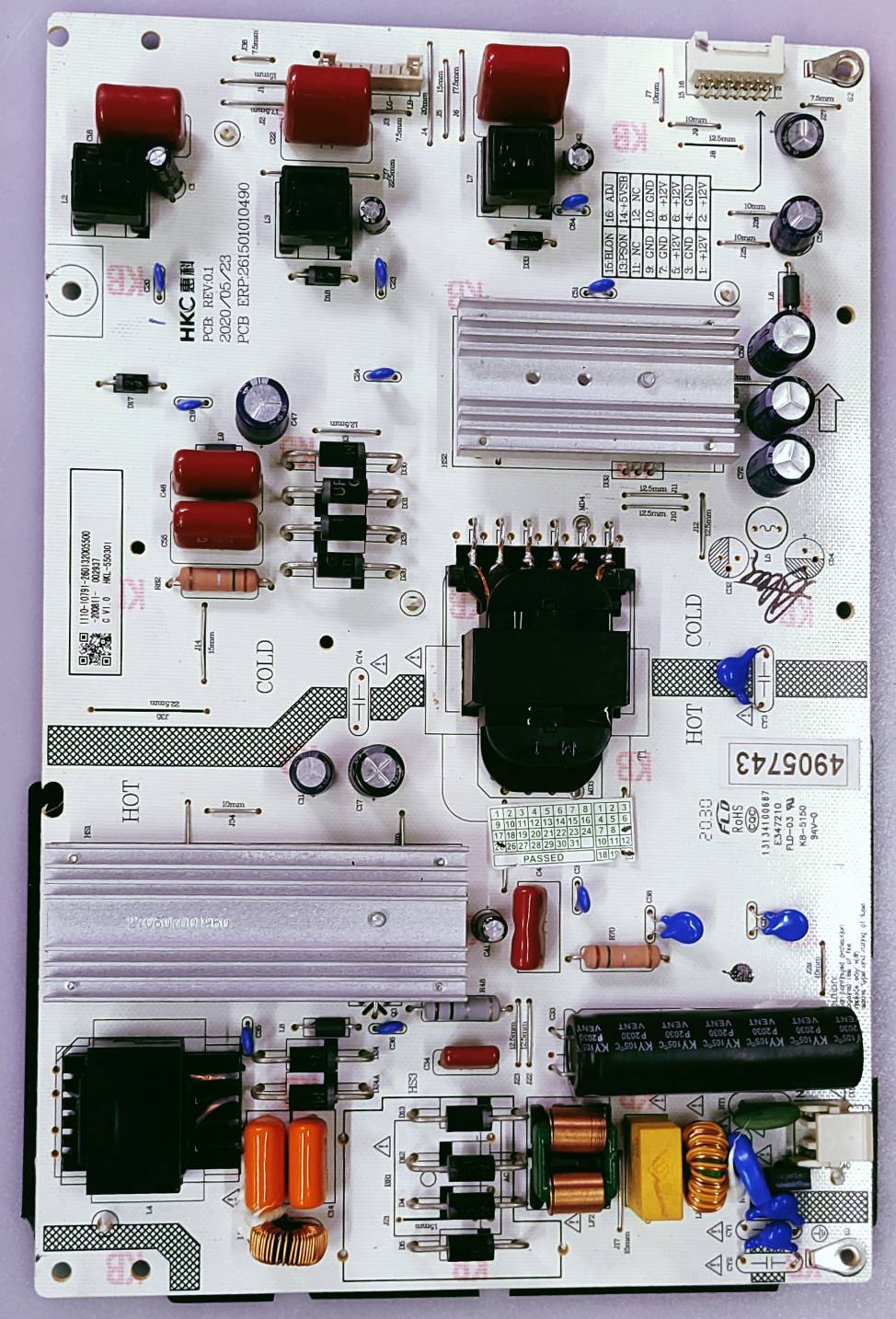 Realme  RMV2001 55 QLED TV New Power Supply Board image 4
