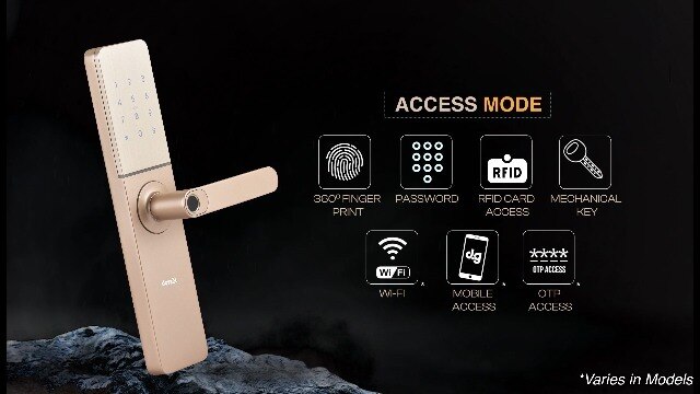 Dorset DG 102 Biometric Door Lock with PIN & Fingerprint Access image 2