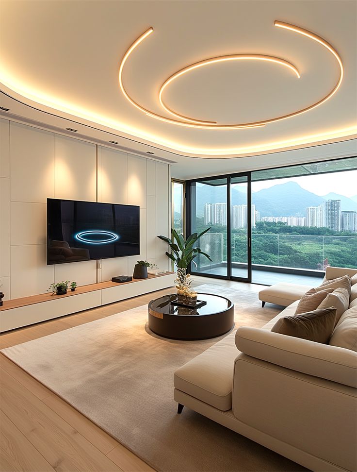Elegant Ceiling Interiors with Gypsum image 3