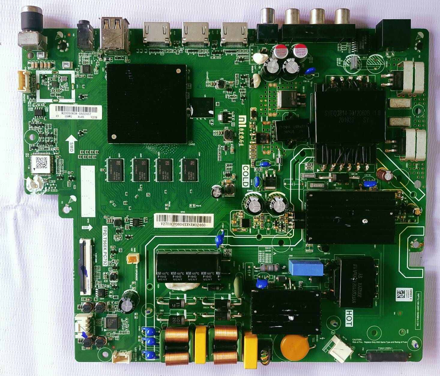 MI REDMI XIAOMI L43M4-4AIN ANDROID MAIN BOARD, ANDROID MOTHER BOARD, ANDROID COMBO BOARD, #WB12 image 3
