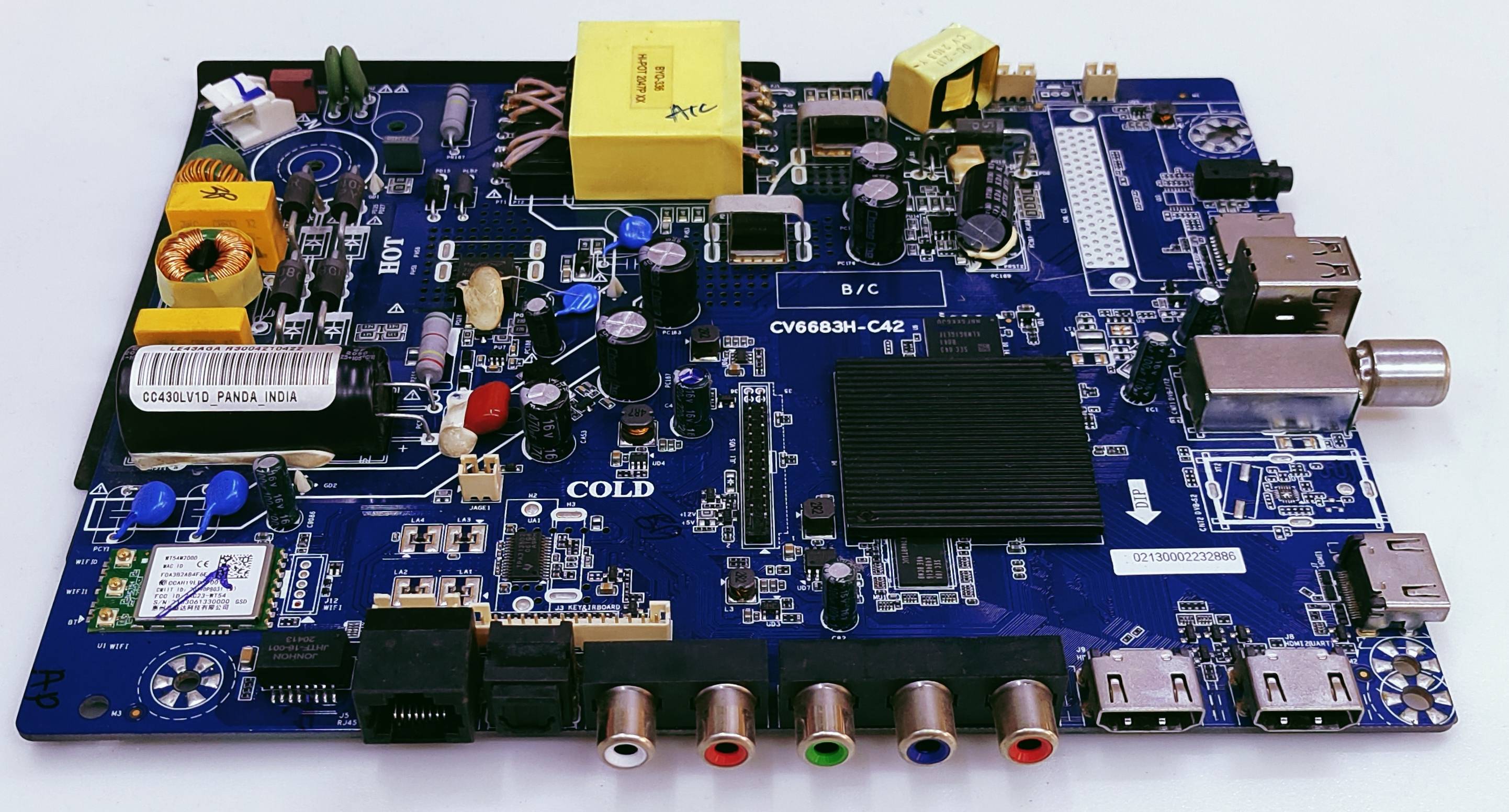 HAIER LE43K6600 LED TV MOTHER BOARD  image 4