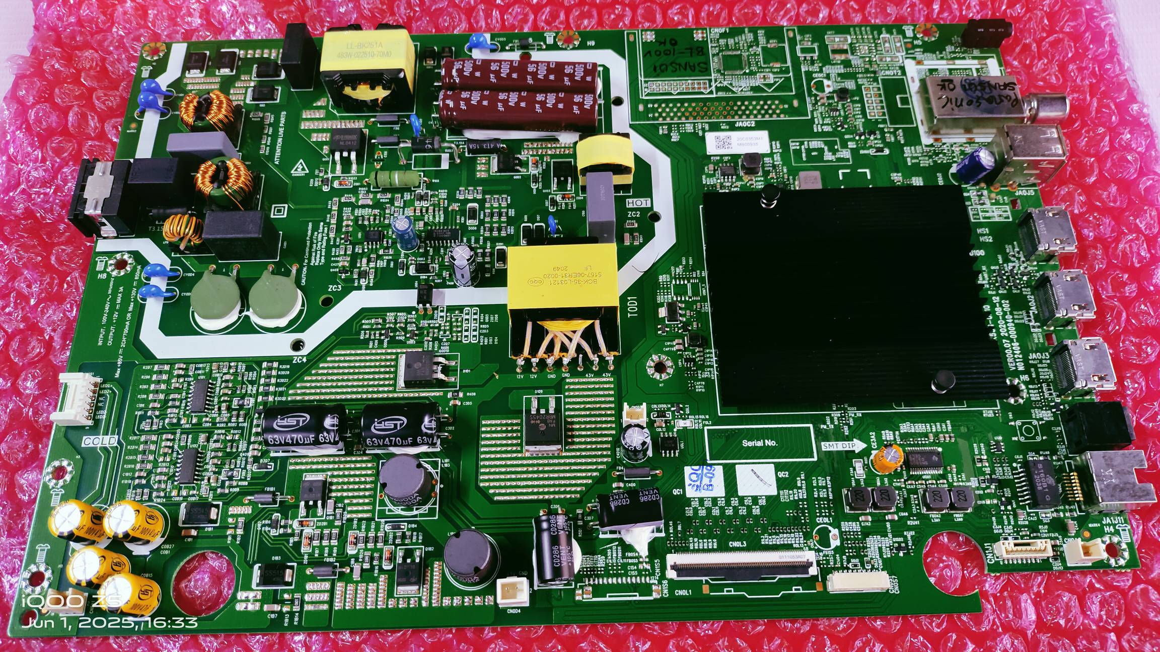 SANSUI JSW55JX850DX  Android LED TV New Motherboard image 2