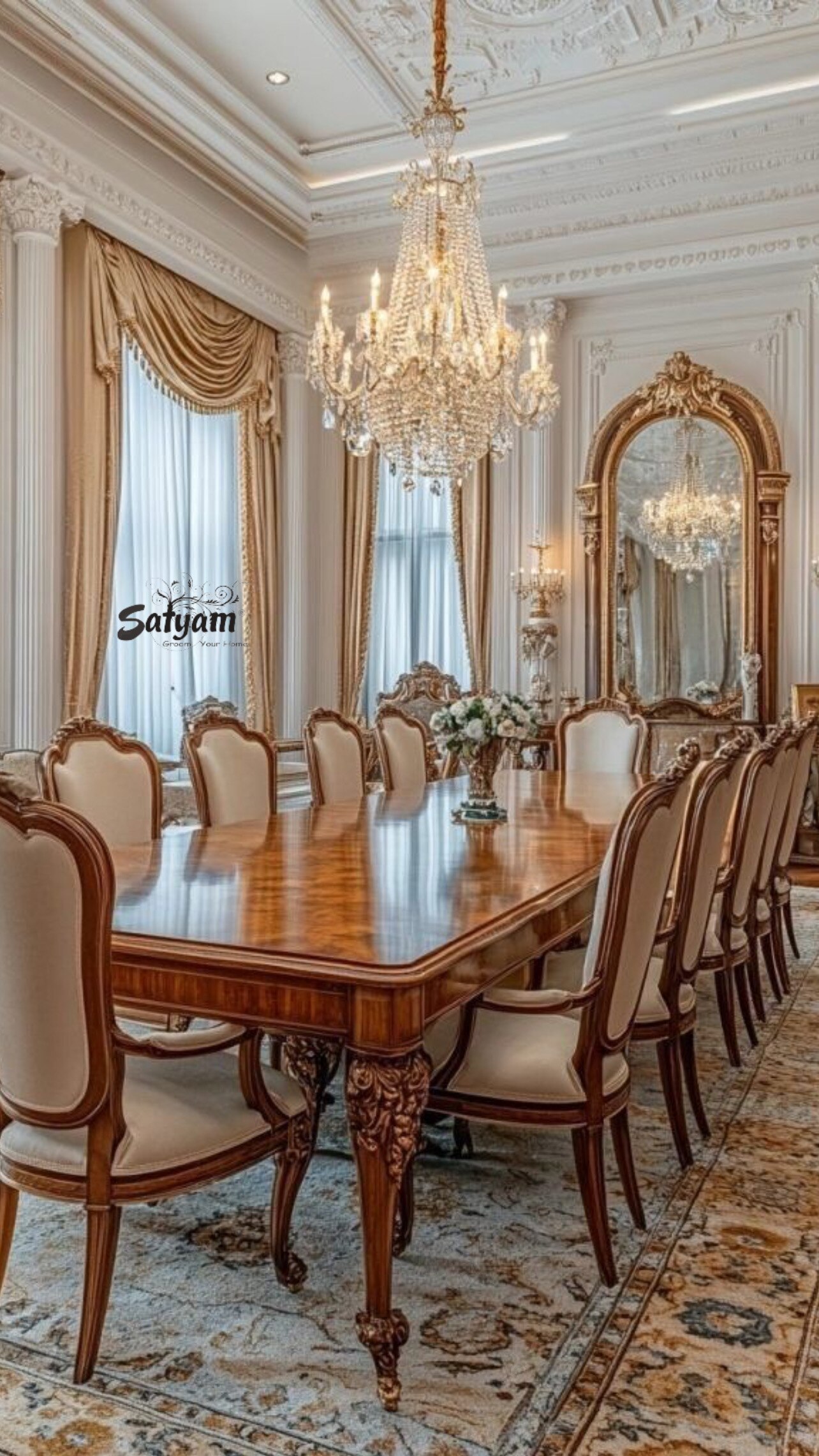 Luxury carved wooden sofas and Dining chair image 2