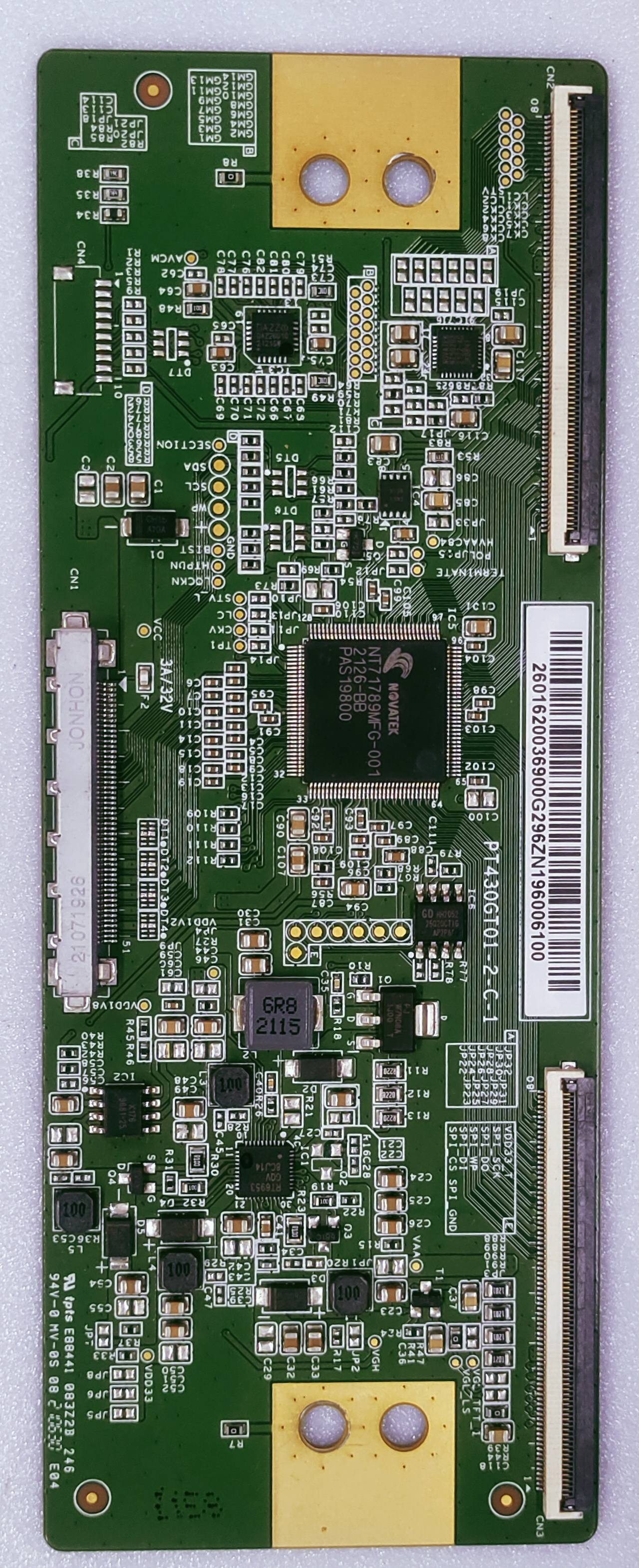 SAMSUNG UA43AU7600KXXL LED TV 4K TCON PART NUMBER PT430GT01-2-C-1 image 2