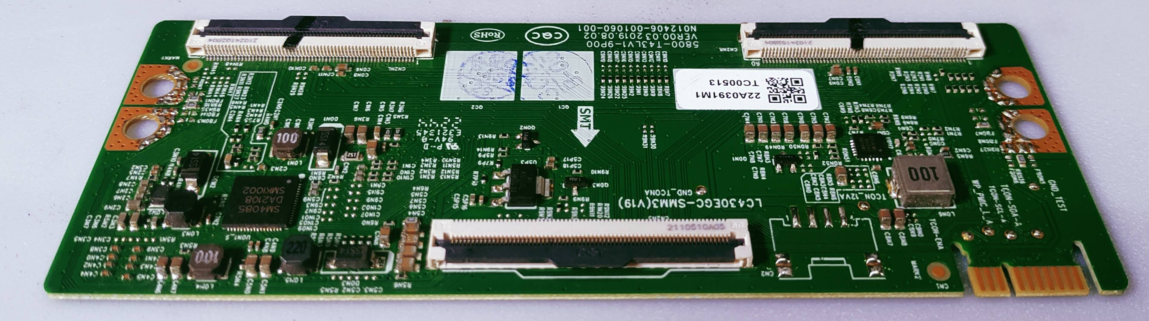 LG 43" LED TV 4K TCON PART NUMBER LC430EGC-SMM3(V19) image 5