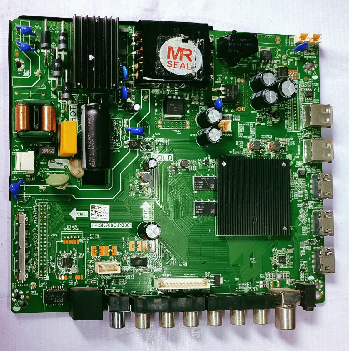 UNIVERSAL 4K TP.SK708D.PB801 Android Mother Board, Led Board, Main Board, #wb40 image 5