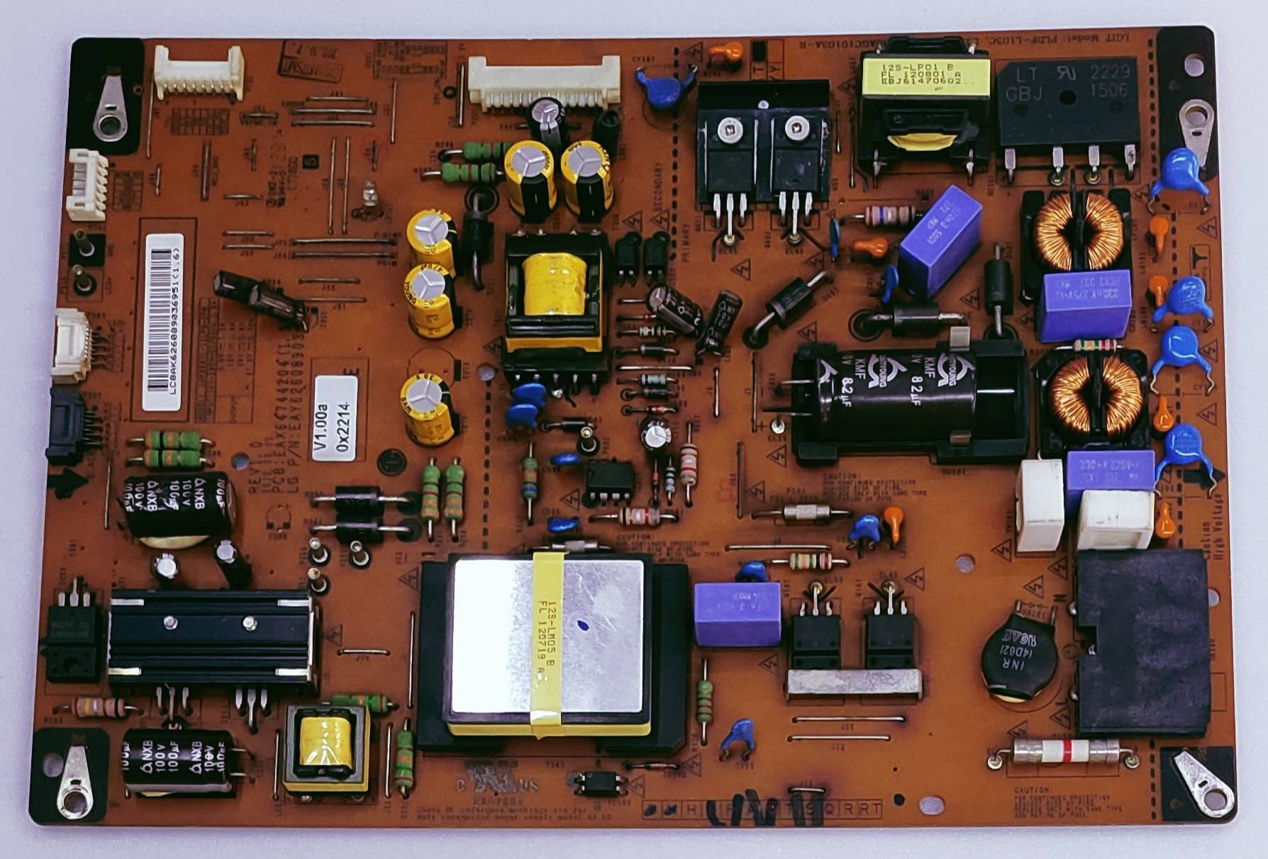 LG LED TV 42LM6410 POWER SUPPLY BOARD image 5