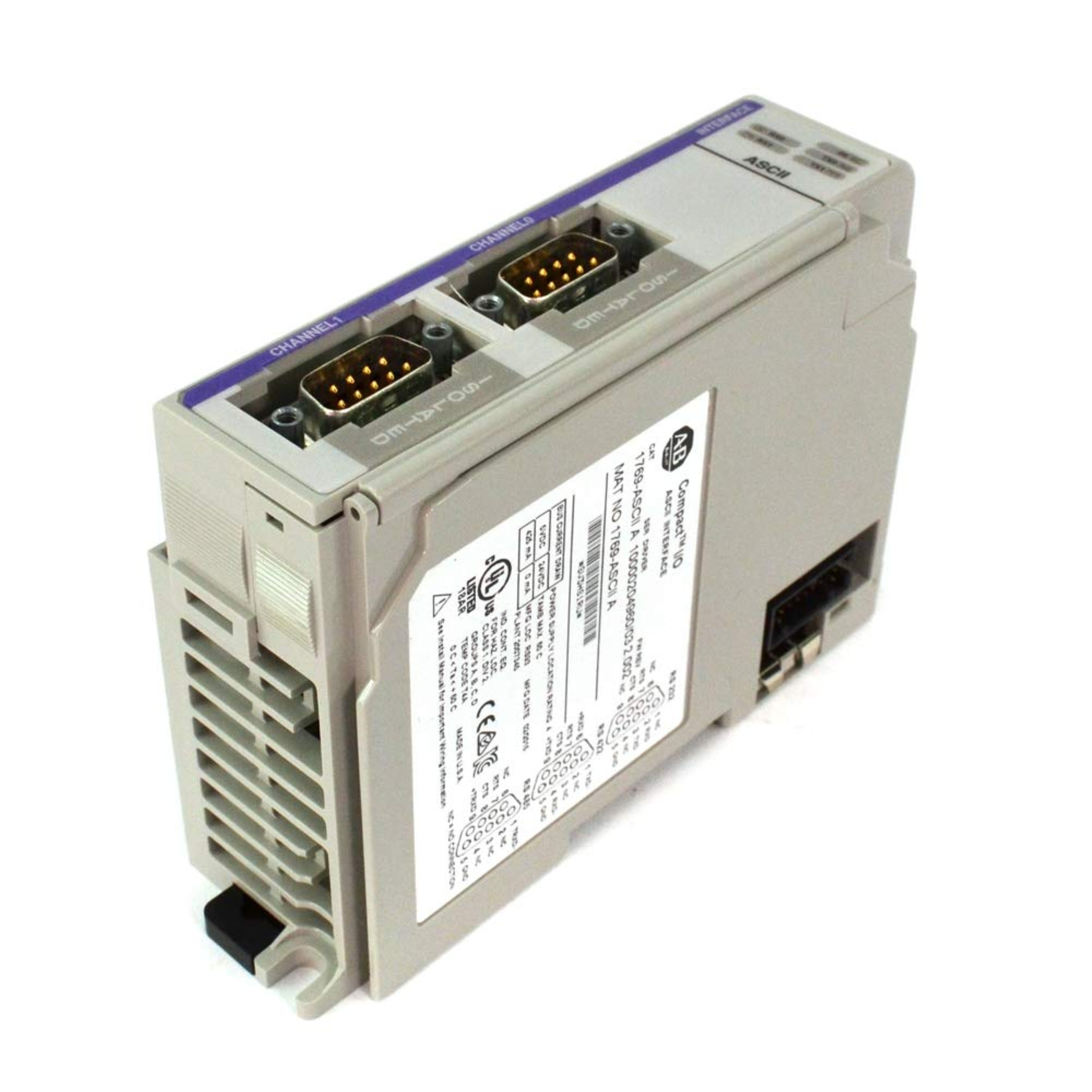 Allen-Bradley 1769-ASCII is a 2-channel ASCII serial communication interface module image 3
