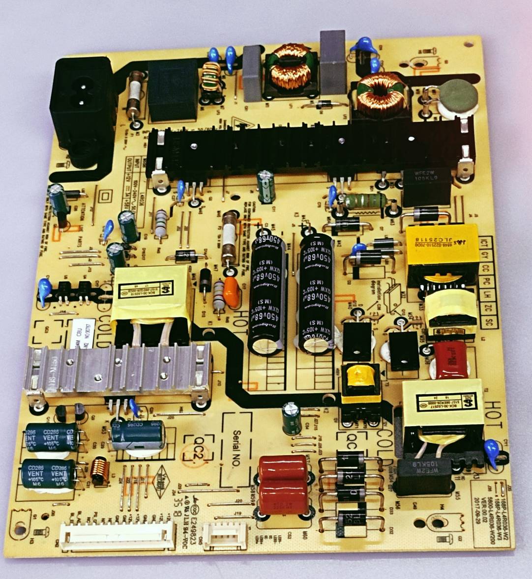 VU LED TV POWER SUPPLY BOARD MODEL NUMBER 49SU131 image 4