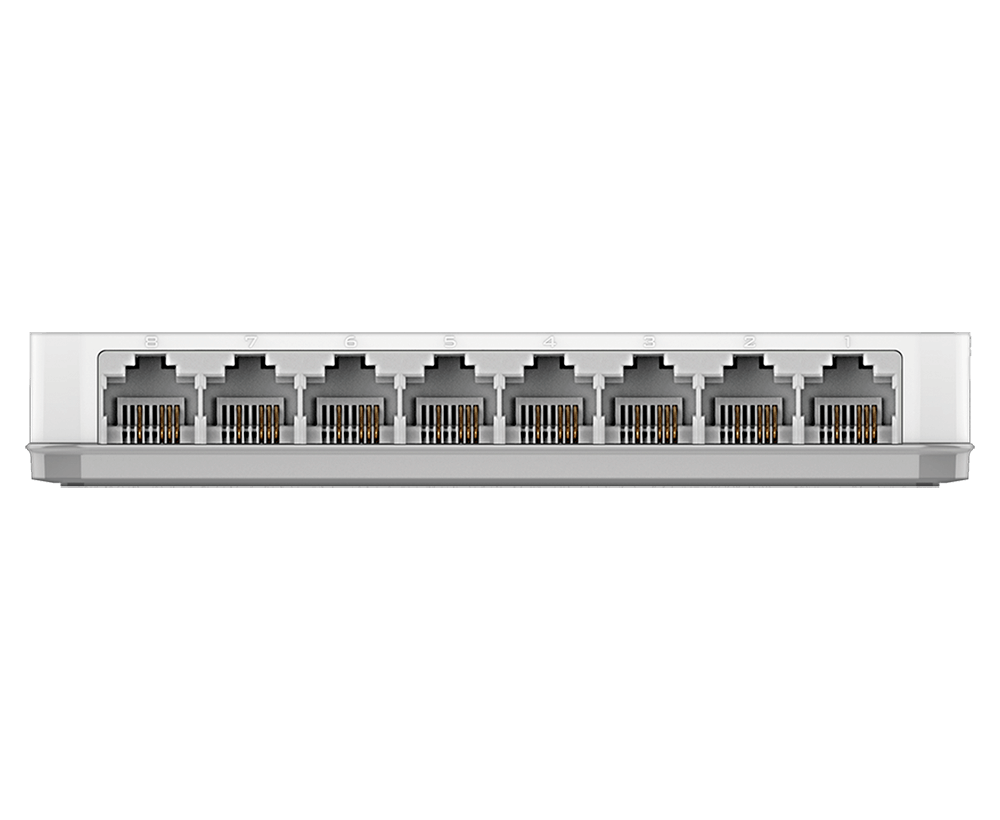 D-Link Network Switch (DES-1008C) 8 Port 10/100 Switch image 2