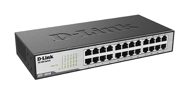 D-Link Network Switch (DES-1024D) 24 Port 10/100 Switch image 2
