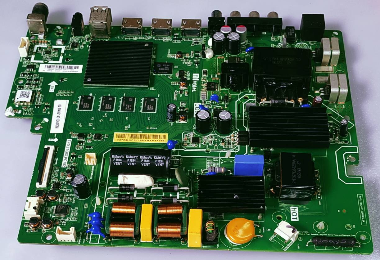 MI 4K Android Led Tv L43M4-4AIN Mother Board, MI 4k Android Led Tv L43M4-4AIN Main Board, MI Android 4K Led Tv L43M4-4AIN Main PCB Board image 3