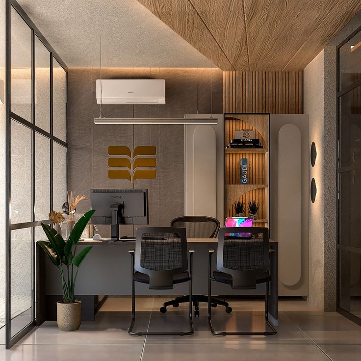 Elegant Office Cabin Glass Partition Solutions image 4