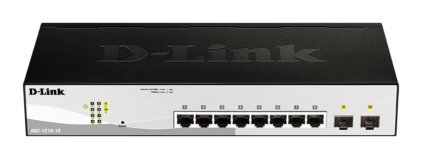 D-Link Network Switch (DGS-1210-10MP) 8 Port Managed with Multi-Gig PoE image 2