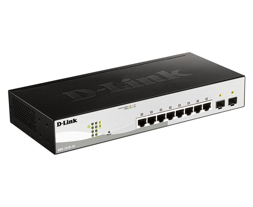 D-Link Network Switch (DGS-1210-10) 8 Port Managed Gigabit image 3