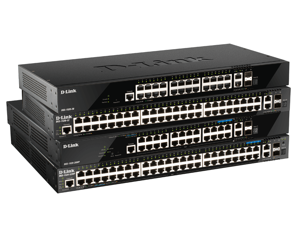 D-Link Network Switch (DGS-1520-28MP) 24 Port Smart Managed with PoE image 3