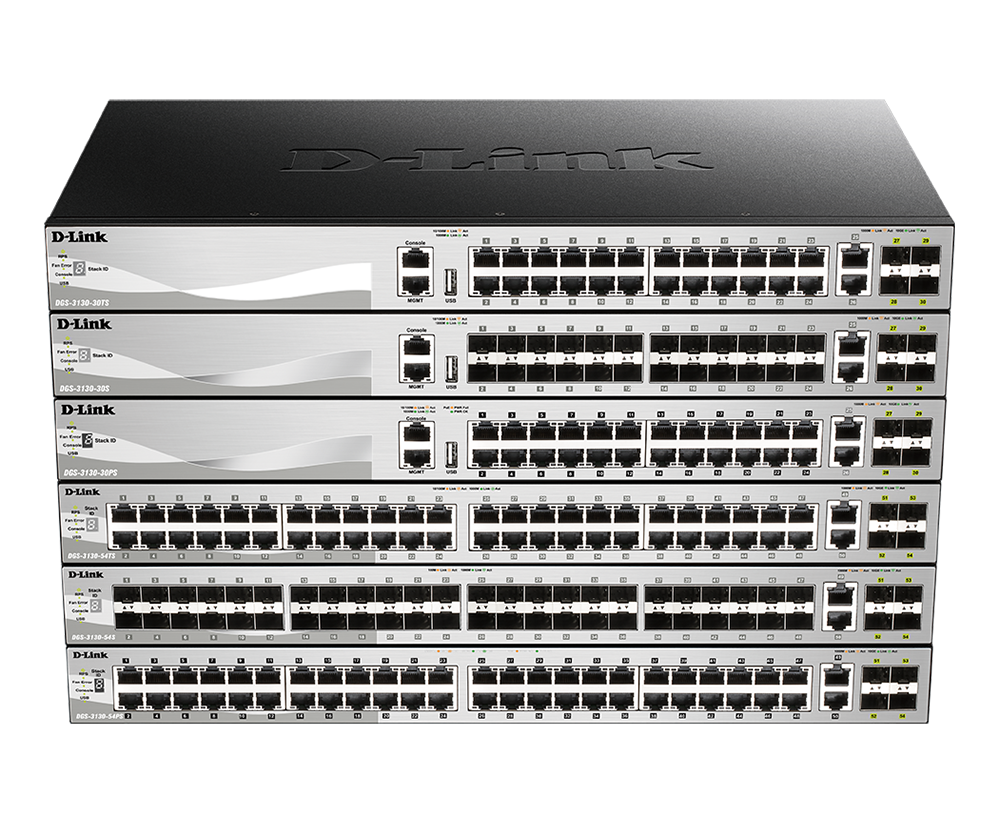 D-Link Network Switch (DGS-3130-30PS) 24 Port Layer 3 with PoE image 3