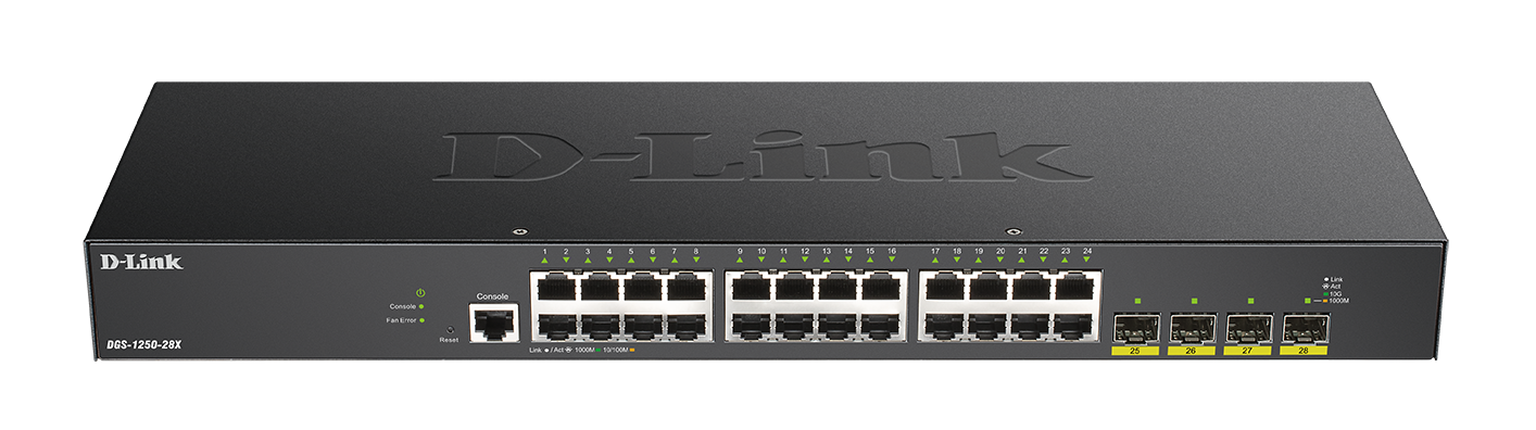 D-Link DGS-1250-28XMP 24-Port Managed 10G PoE Switch is a Layer 2+ Smart Managed Switch featuring 24 image 6