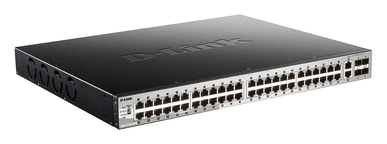 D-Link Network Switch (DGS-3130-54PS) 48 Port Layer 3 with PoE image 3