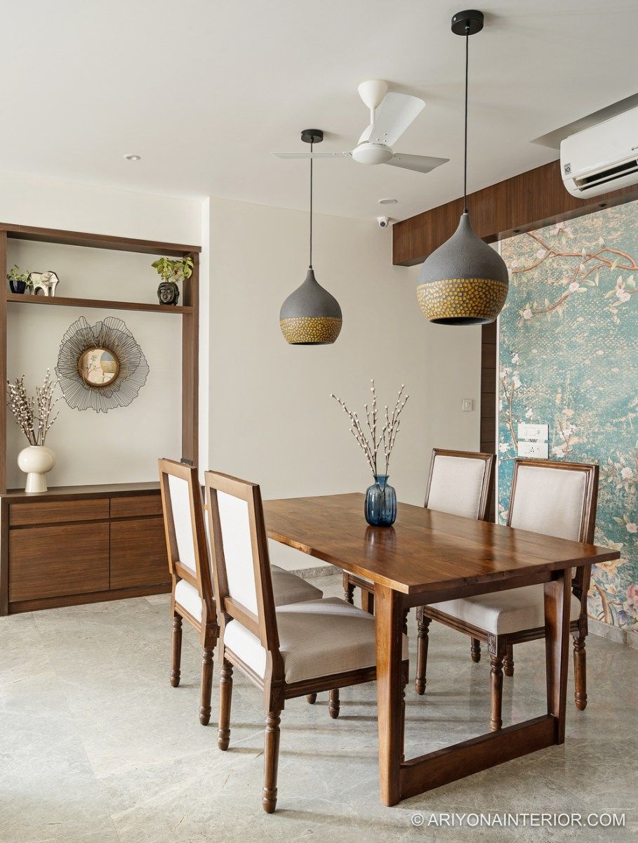Modern Dining Room Interior Ideas for Apartments in Chennai image 3