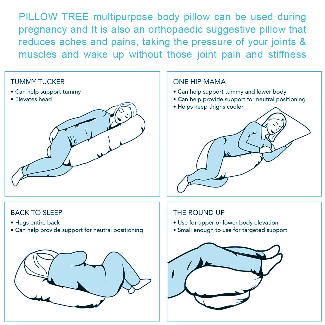 Premium Pregnancy C-Shaped Pillow – Full Body Support for Restful Sleep image 4