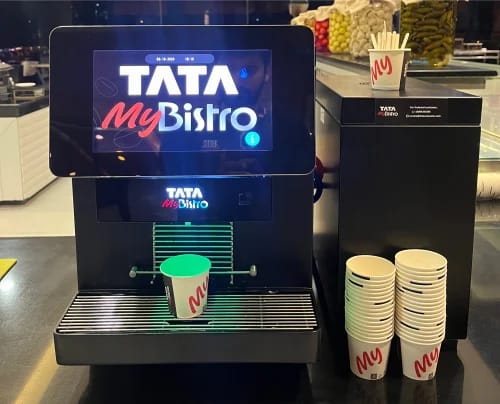 Rental TATA MyBistro Coffee Vending Machine – Hot & Cold Beverage Solutions image 4