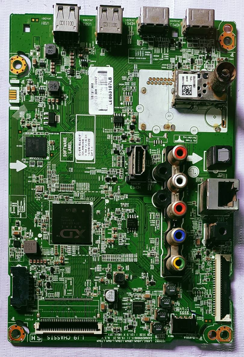 LG 32LM636B Android Mother Board, Main Mother Board, Led Board #wb41 image 2