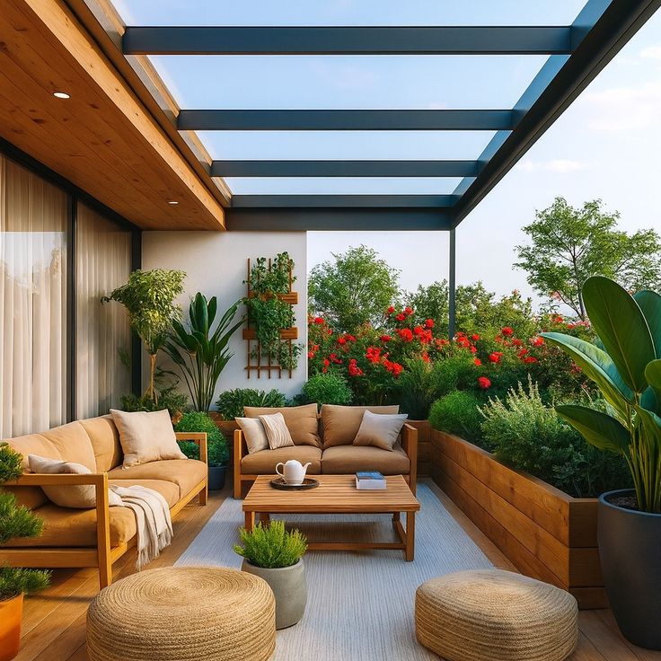 Innovative Pergola Styles for Contemporary Homes Chennai image 4