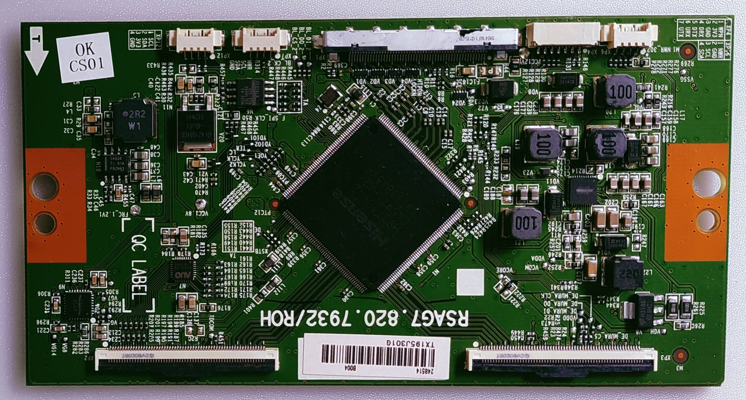 VU 65-OA LED TV FHD TCON PART NUMBER RSAG7.820.7932/ROH. image 2