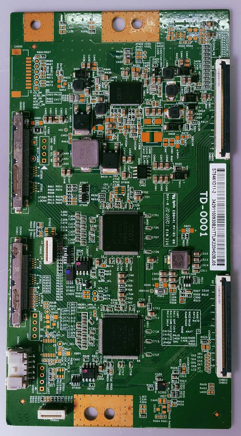 SONY 55X855 FHD LED TV TCON PART NUMBER.TD-0001 image 2