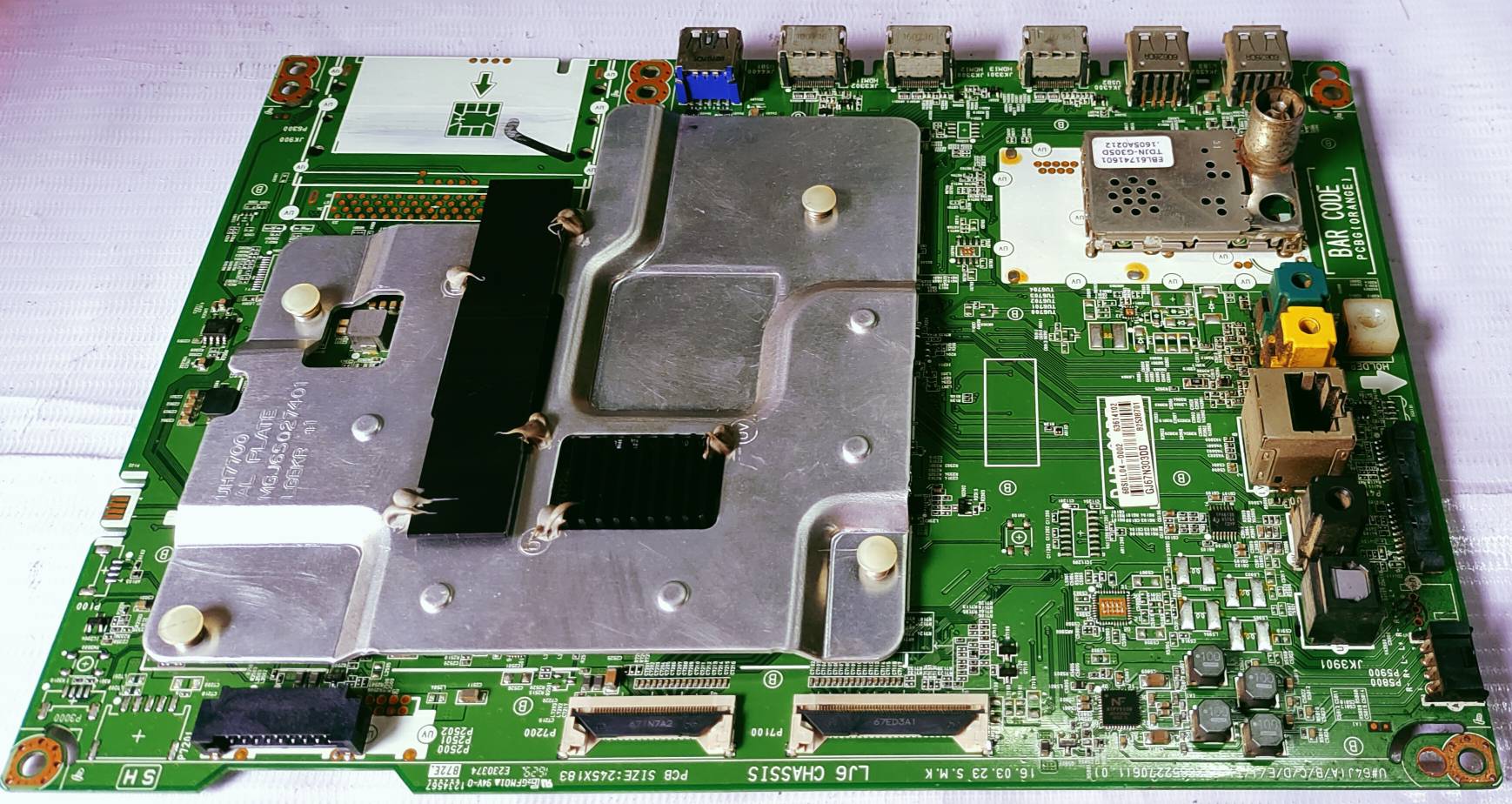LG 4K 65UH7700 ANDROID MOTHER BOARD, LED BOARD, MAIN BOARD,#wb38 image 4