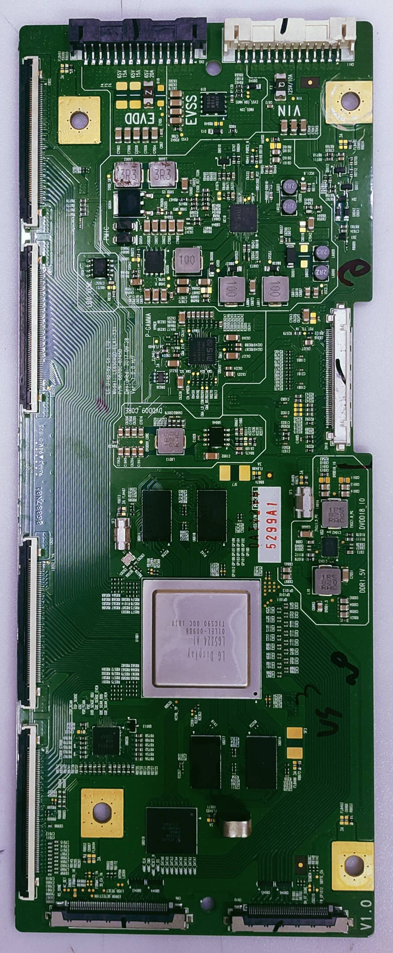 LG OLED55C8PTA LED TV TCON PART NUMBER LE650AQD-ELA1-Y31 P/N: 6870C-0745B image 3