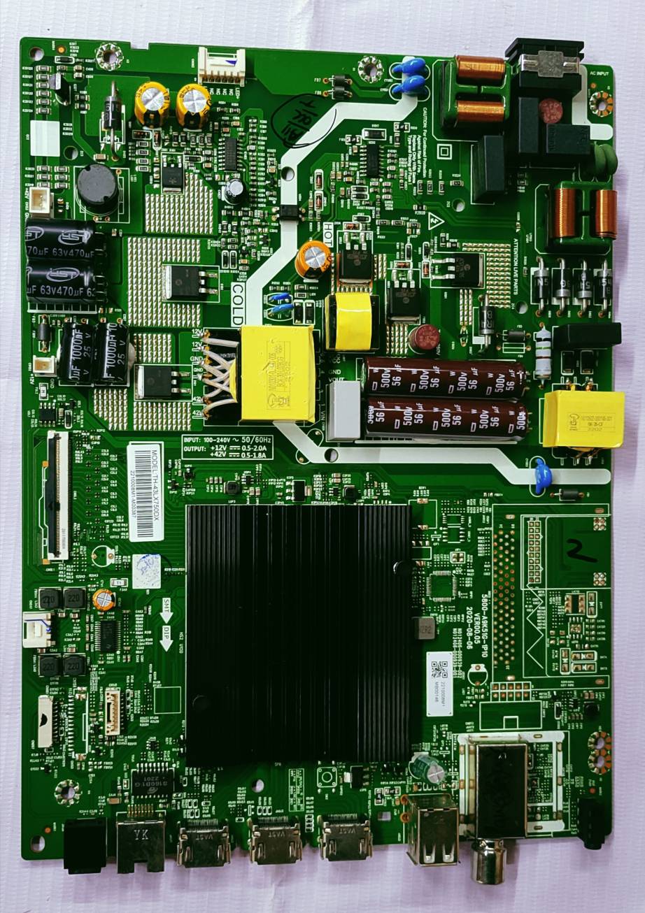 New PANASONIC 4k TH-43JX750DX ANDROID MOTHER BOARD image 2
