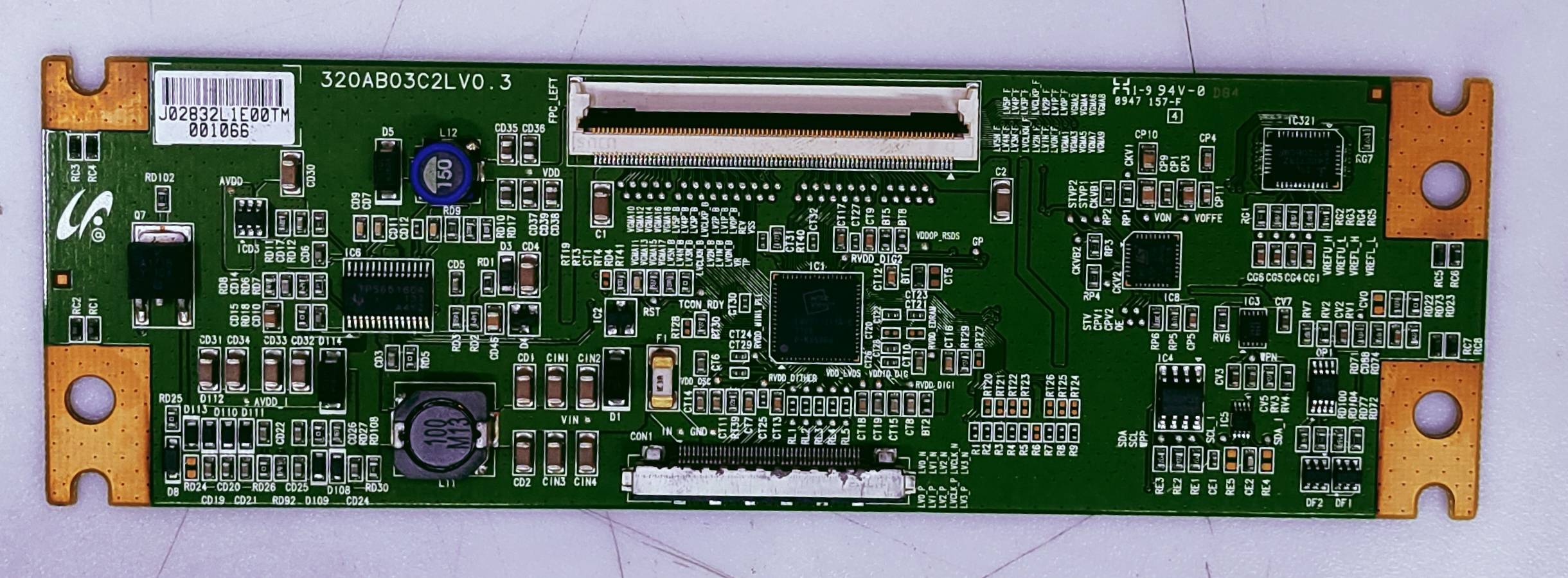 Samsung J02832L1 T-con Board Part NO.320AB03C2L V0.3 image 4