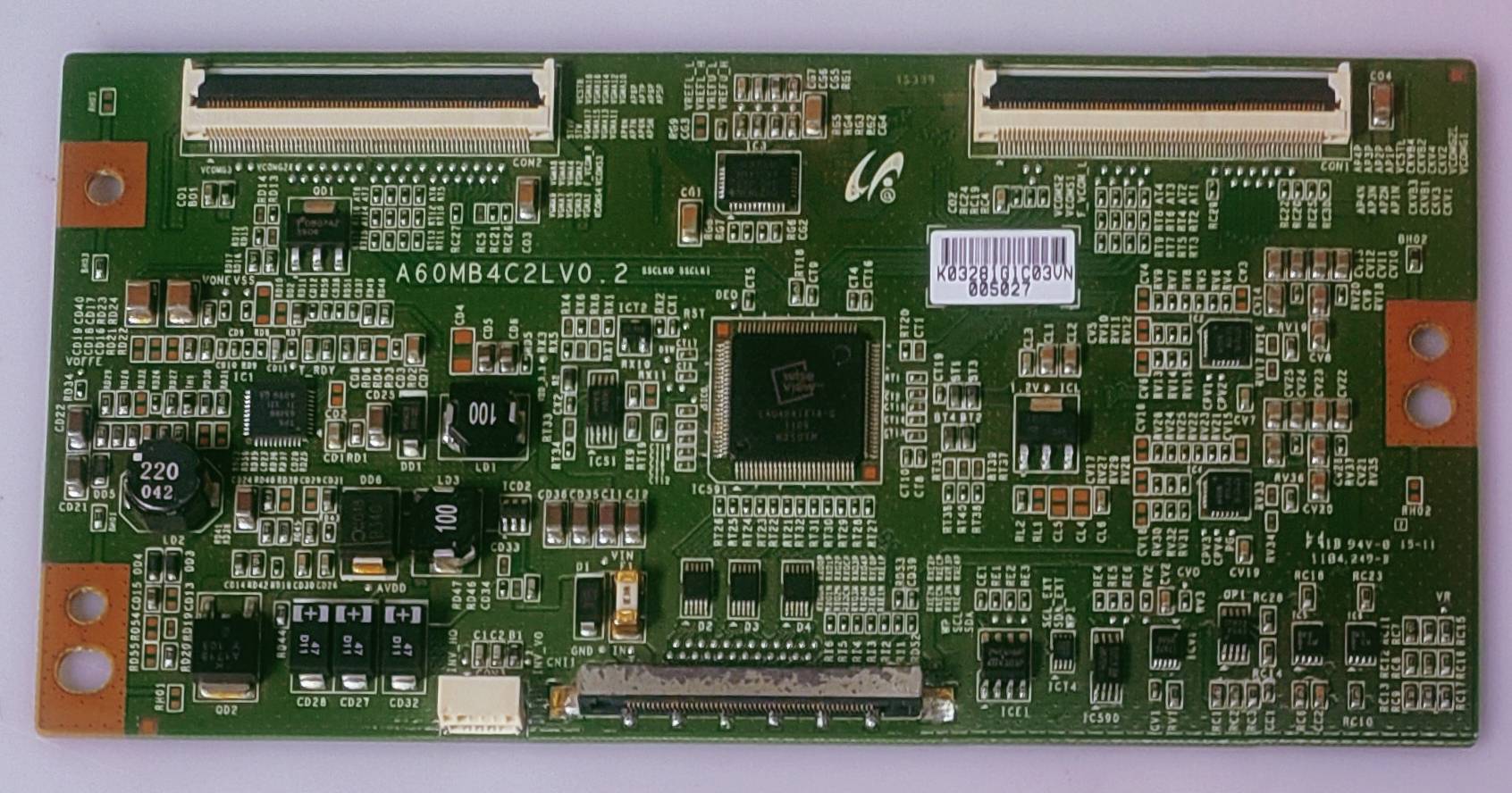 SANSUI LCDTV54090XH-M LED TV FHD  TCON PART NUMBER A60MB4C2LV0.2 image 2