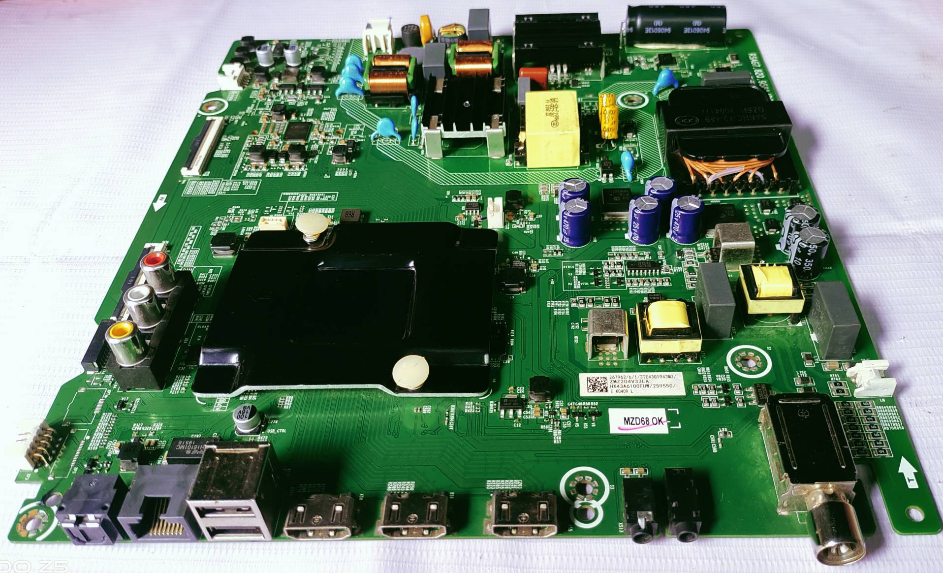 TOSHIBA 43U5050 Android Main Board, Mother Board, Combo Board #wb24 image 4