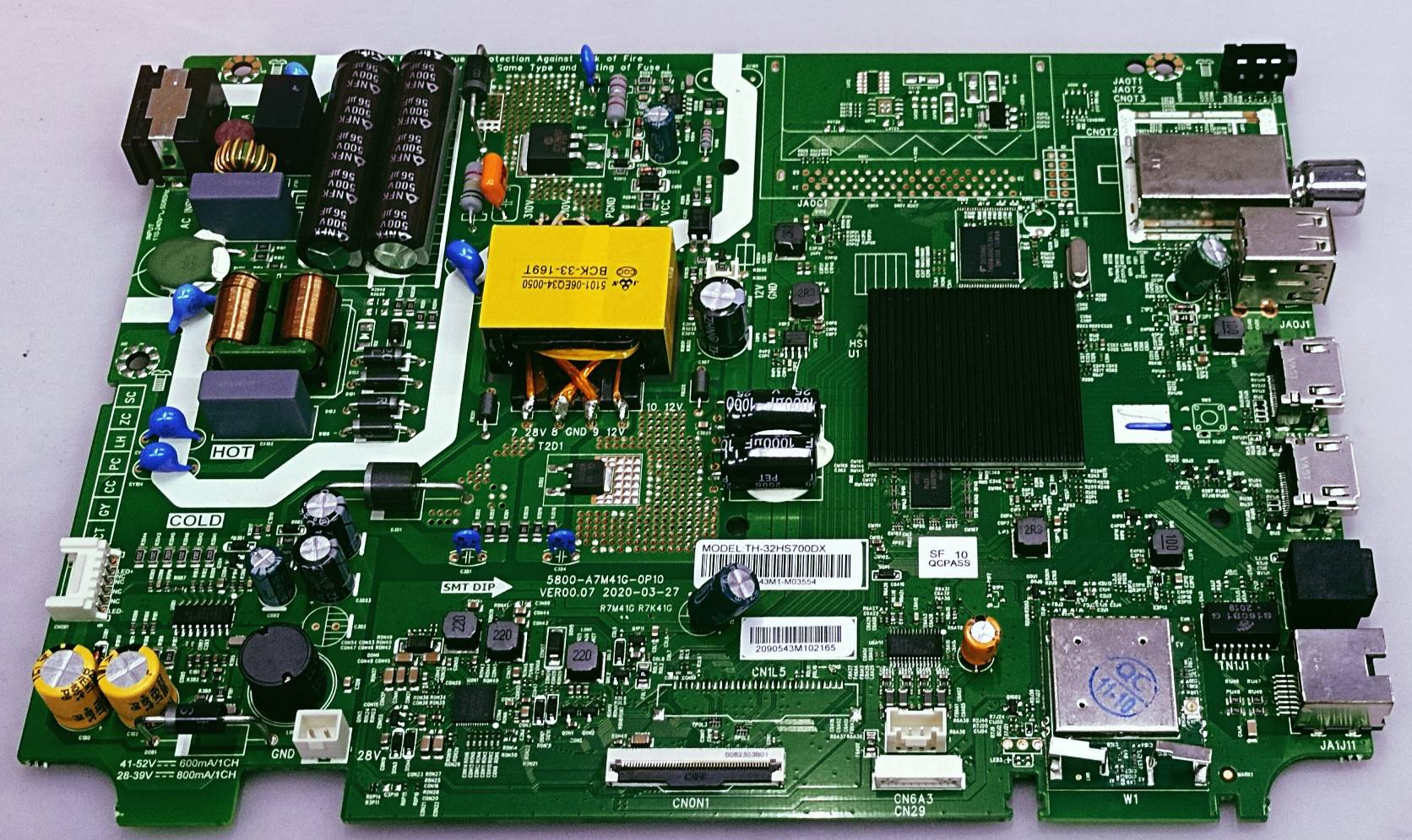 PANASONIC LED TV Android New Mother Board Model Number TH-32GS490DX #wb61 image 4