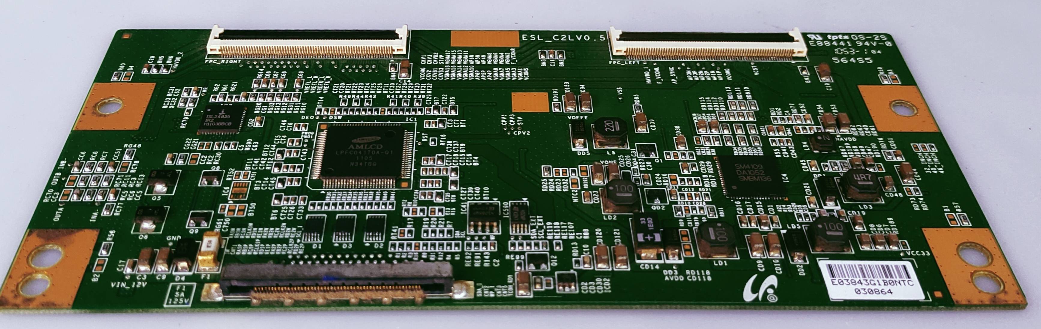 SONY 46EX520 LED TV FHD TCON PART NUMBER ESL_C2LV0.5 image 3
