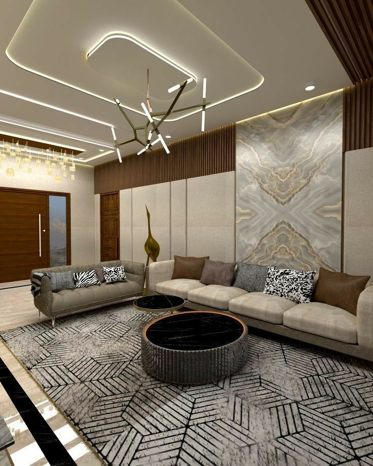 Modern Gypsum False Ceiling Designs for Homes image 2