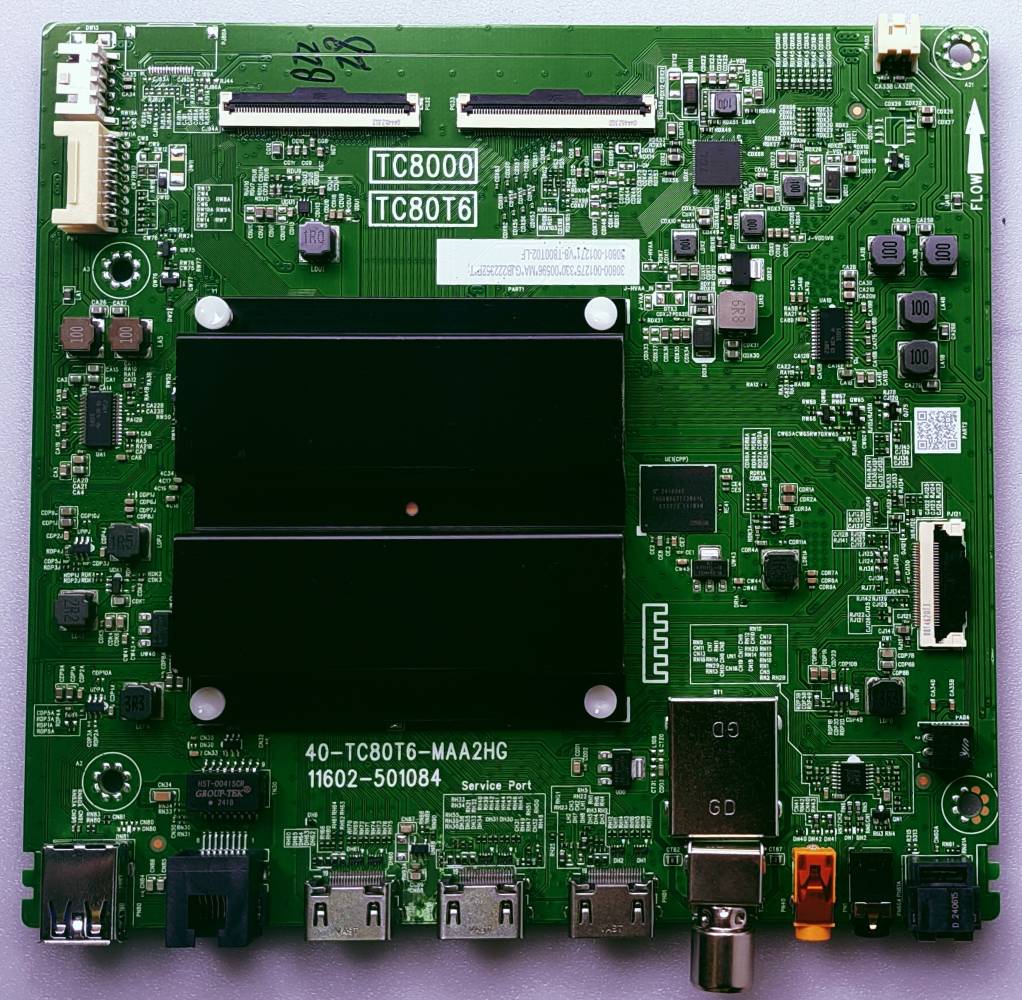 TCL 4K Android LED TV 55P71BPro Mother Board, TCL 4K Android LED TV 55P71BPro Main Board, TCL 4K Android LED TV 55P71BPro Main PCB Board, #wb55 image 2