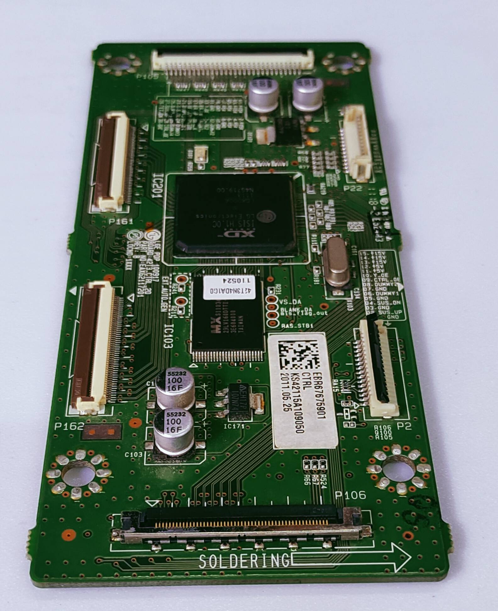 LG Plazma 42PT350R Logic baord Part No. EBR67675901 CTRL image 5