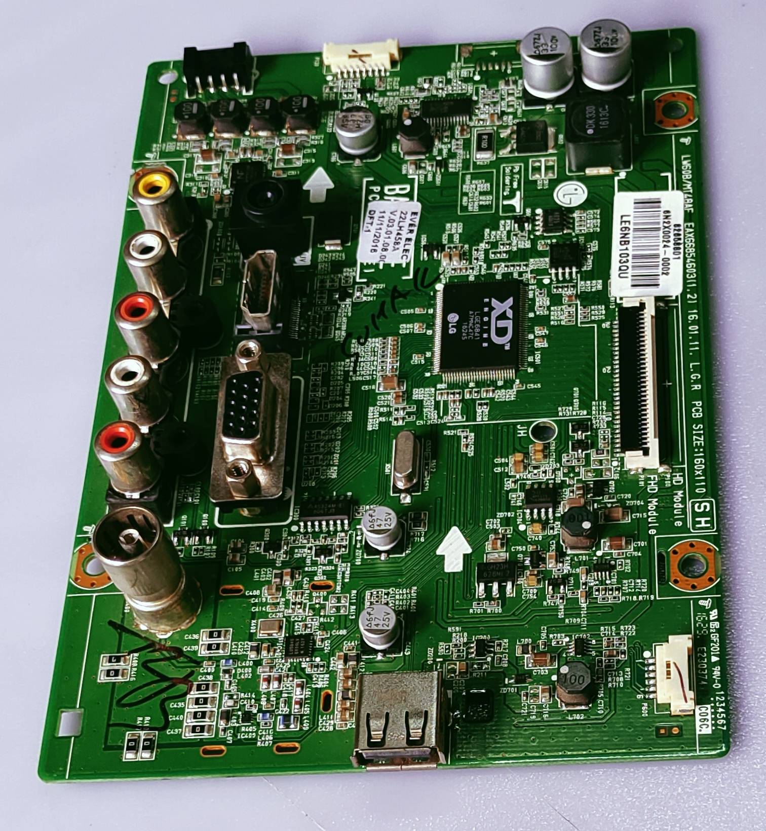 LG Android LED TV 22LH458A Mother Board, LG Android LED TV 22LH458A Main Board, LG Android LED TV 22LH458A Main PCB Board,  image 2