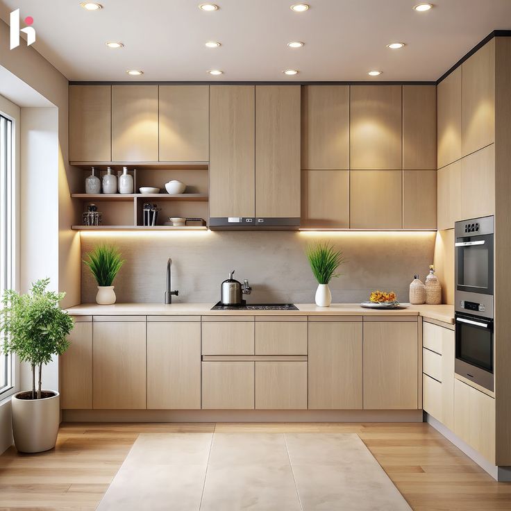 Functional Kitchen Interior Designs with Premium Finishes image 2