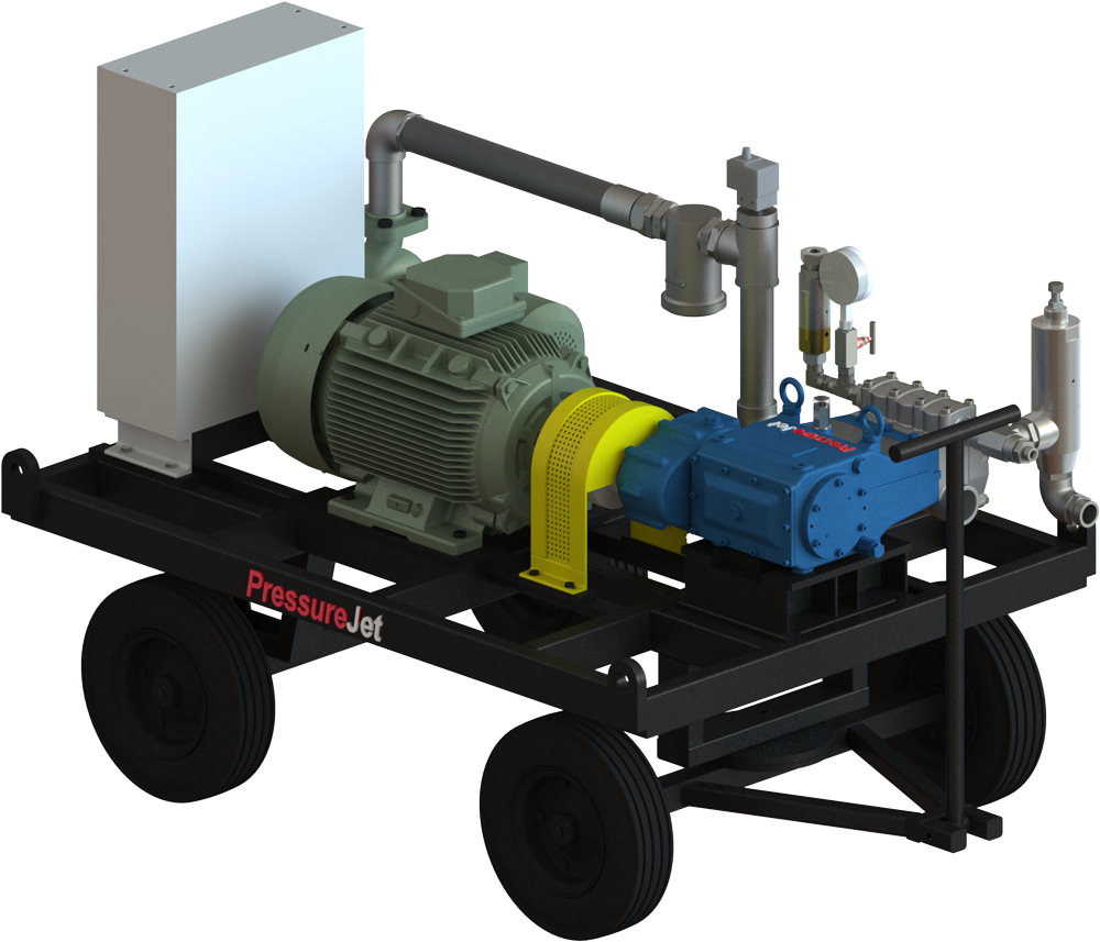 High Pressure Hydro Test Pump - KDD - 100 -150 HP image 2