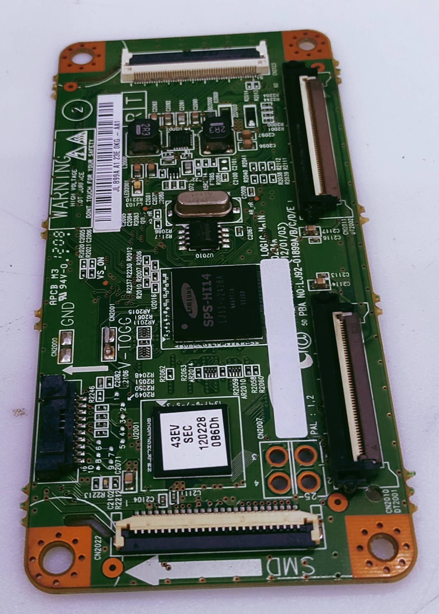 Samsung Plazma PS43E400U1RLXLLogic Part No.JL 899A A1 23F 0KG-AA1 image 4