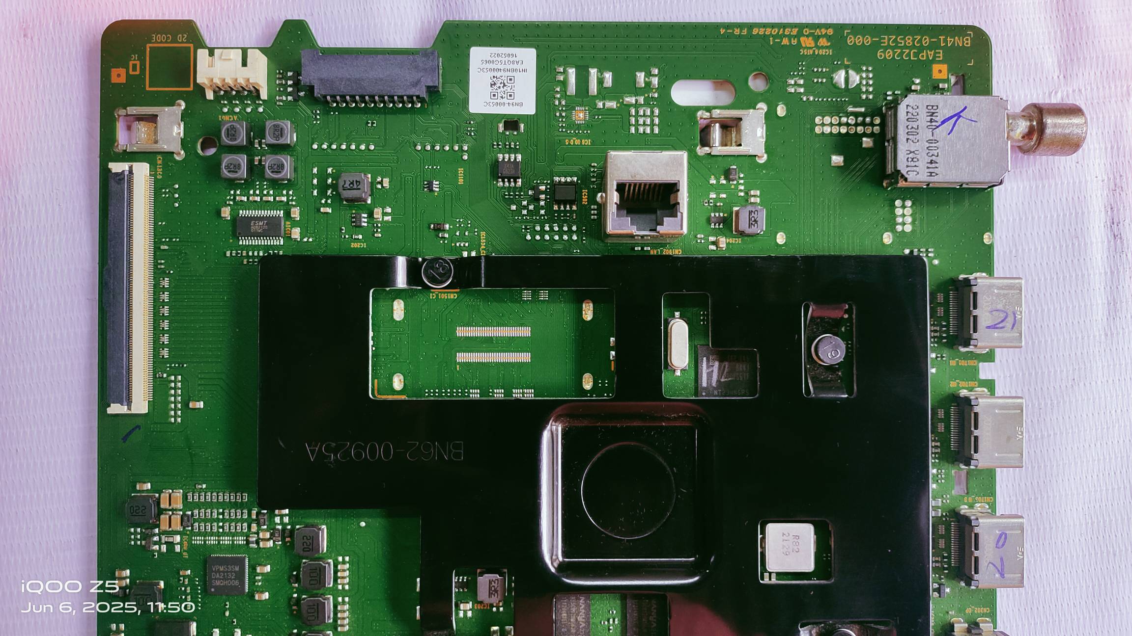 Samsung 4k  Android Main Board, Mother Board,#wb18 image 3