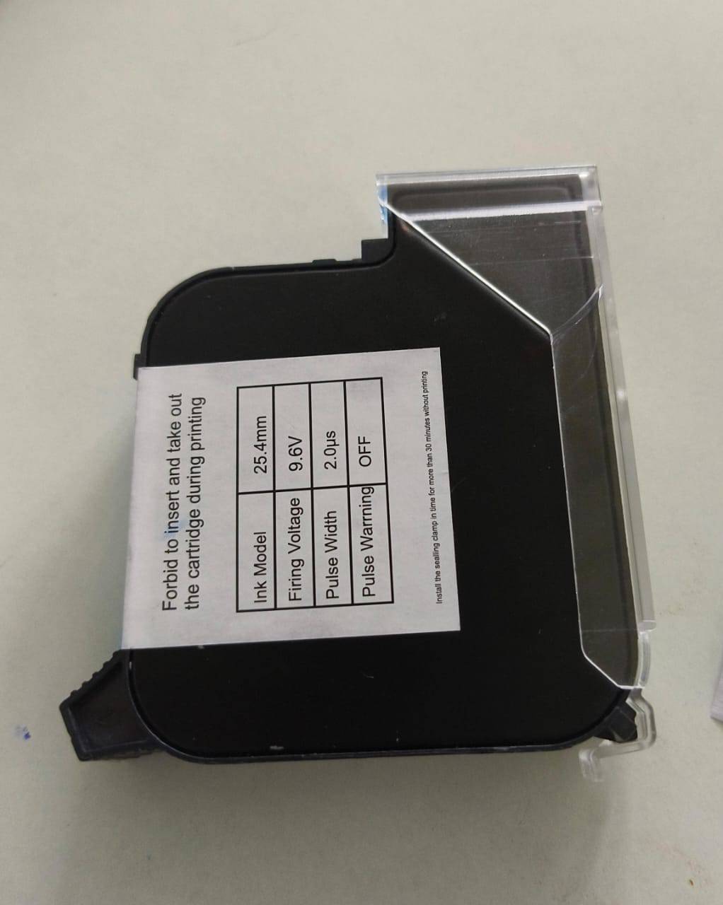 Rynan Quick Dry 25.4mm (1 INCH) Solvent Based Ink Cartridge for TIJ Printer (Print Any Surface) image 3
