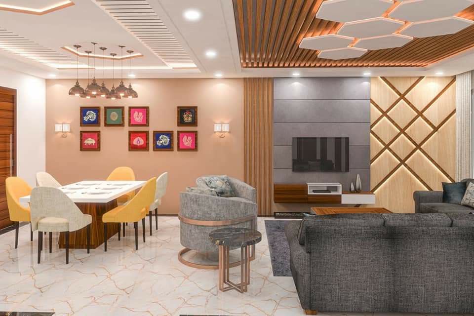 Stylish TV Unit Wall Panel Designs in Chennai image 5